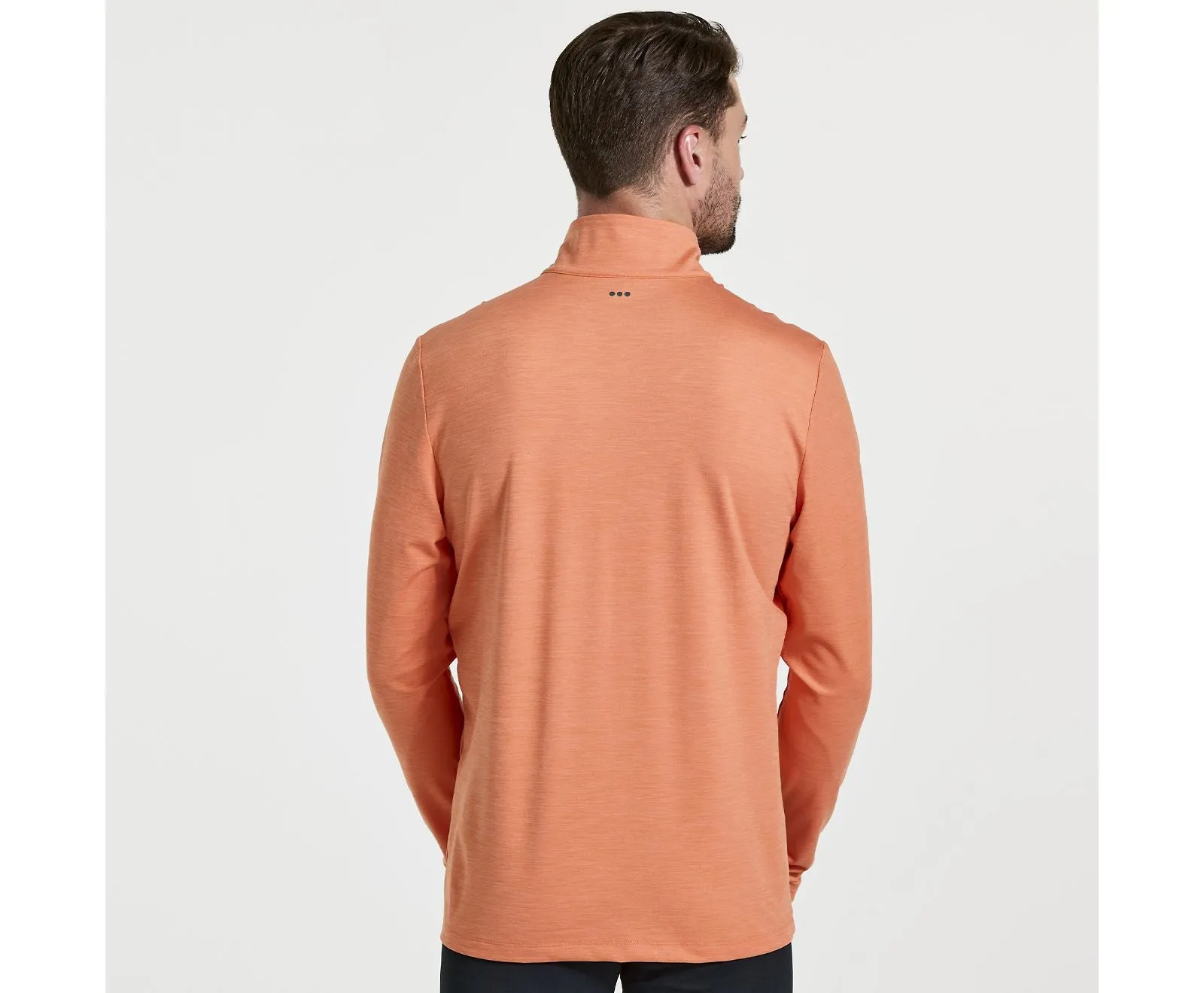 Saucony | Solstice 1/4-Zip | Men's | Ember Heather