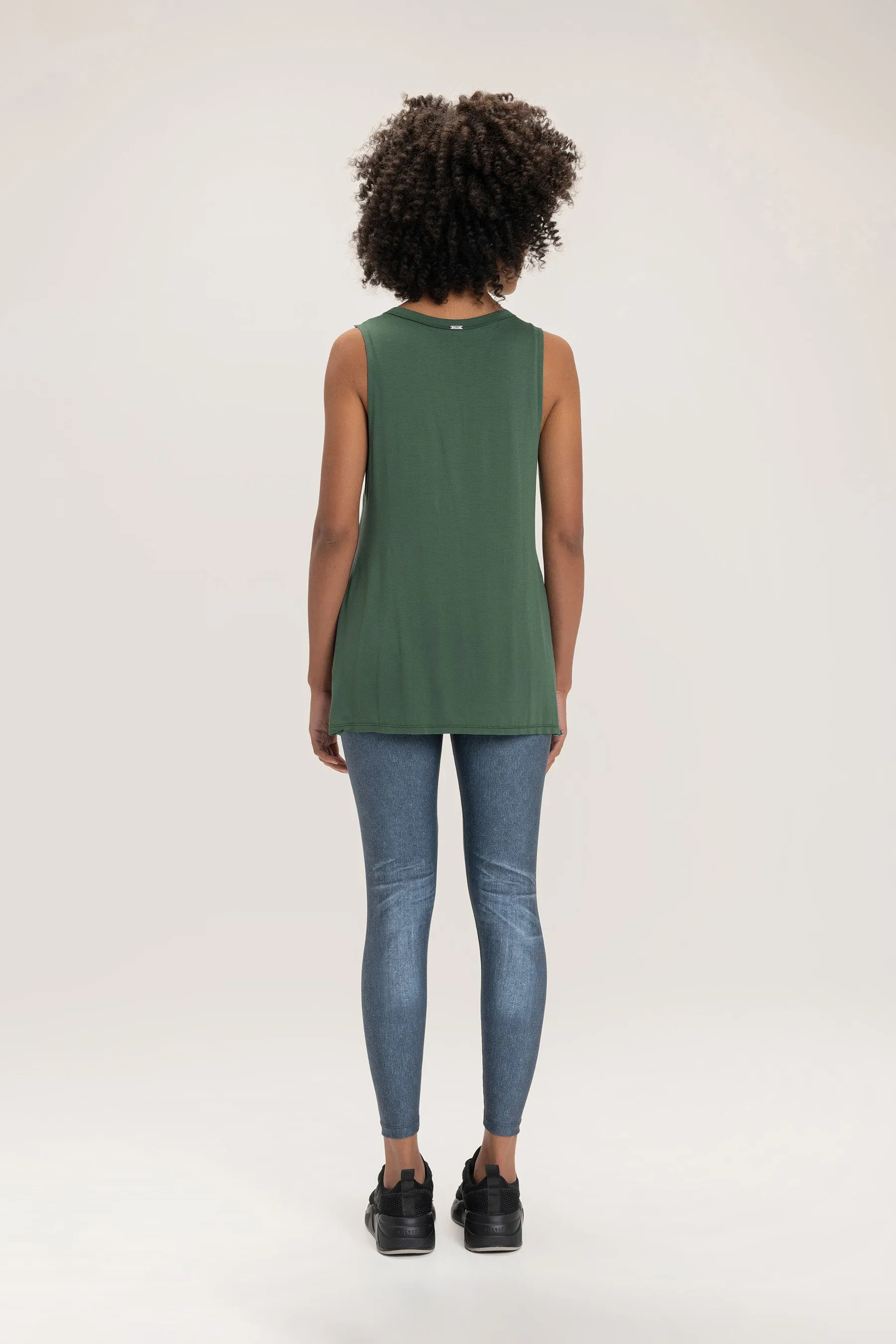 Side Denim Leggings