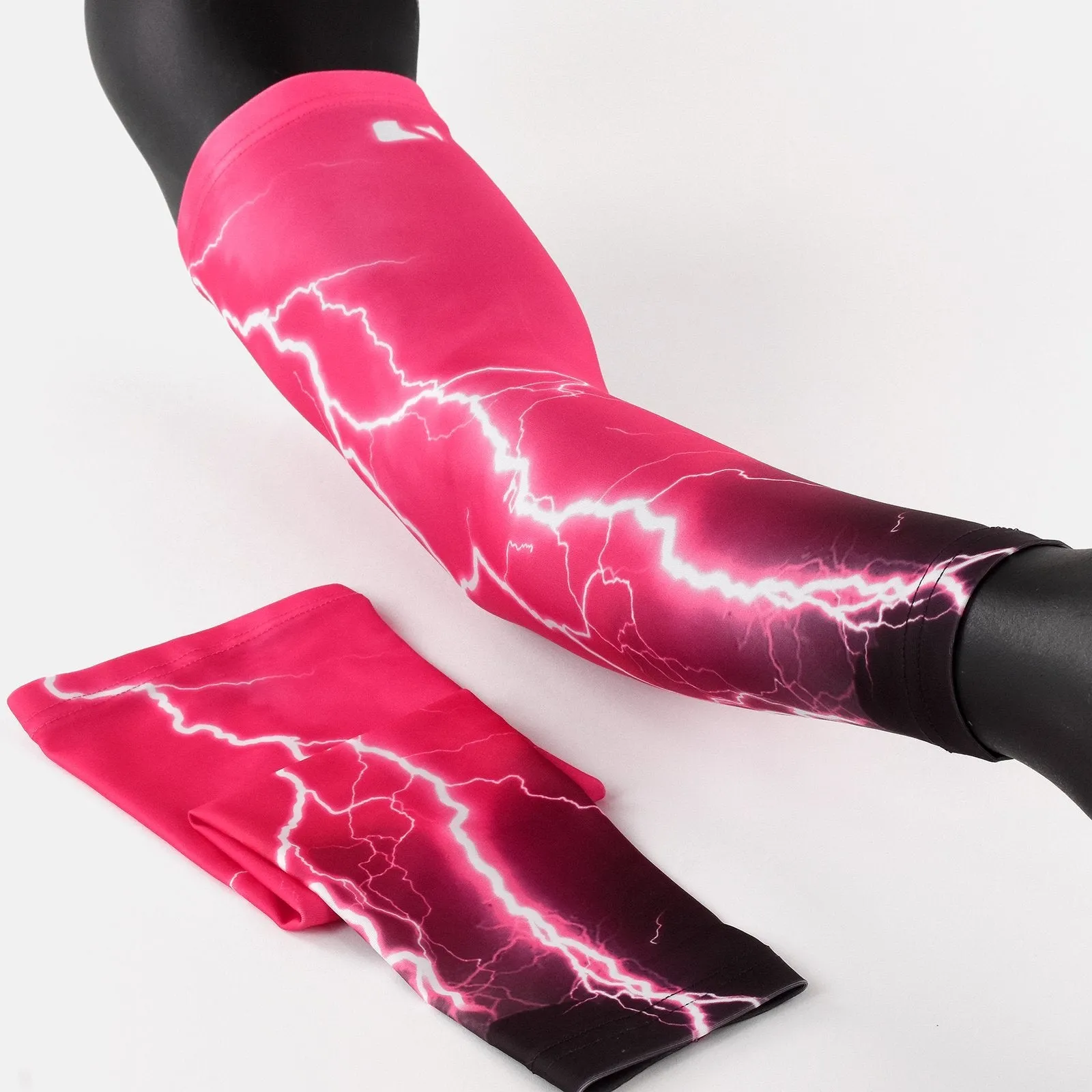 Sleefs BCA Pink Ribbon Pink Lightning Arm Sleeve