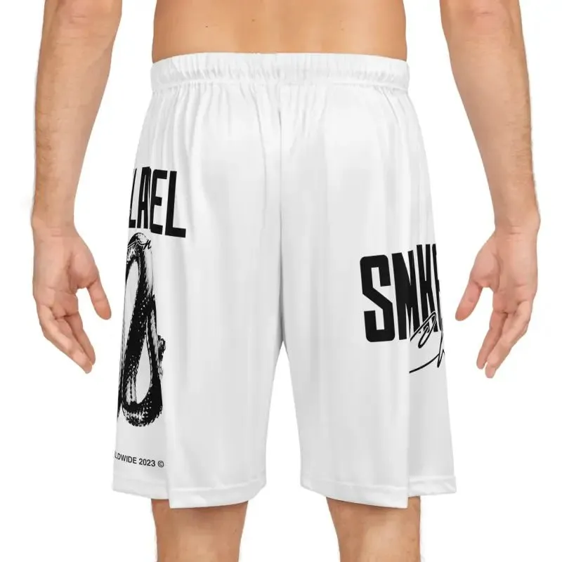 Snake Basketball Shorts - Moisture-Wicking & Odor-Resistant, Adjustable Waistband & Extra Light Fabric, Made in USA