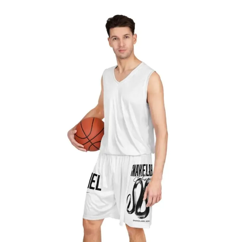 Snake Basketball Shorts - Moisture-Wicking & Odor-Resistant, Adjustable Waistband & Extra Light Fabric, Made in USA
