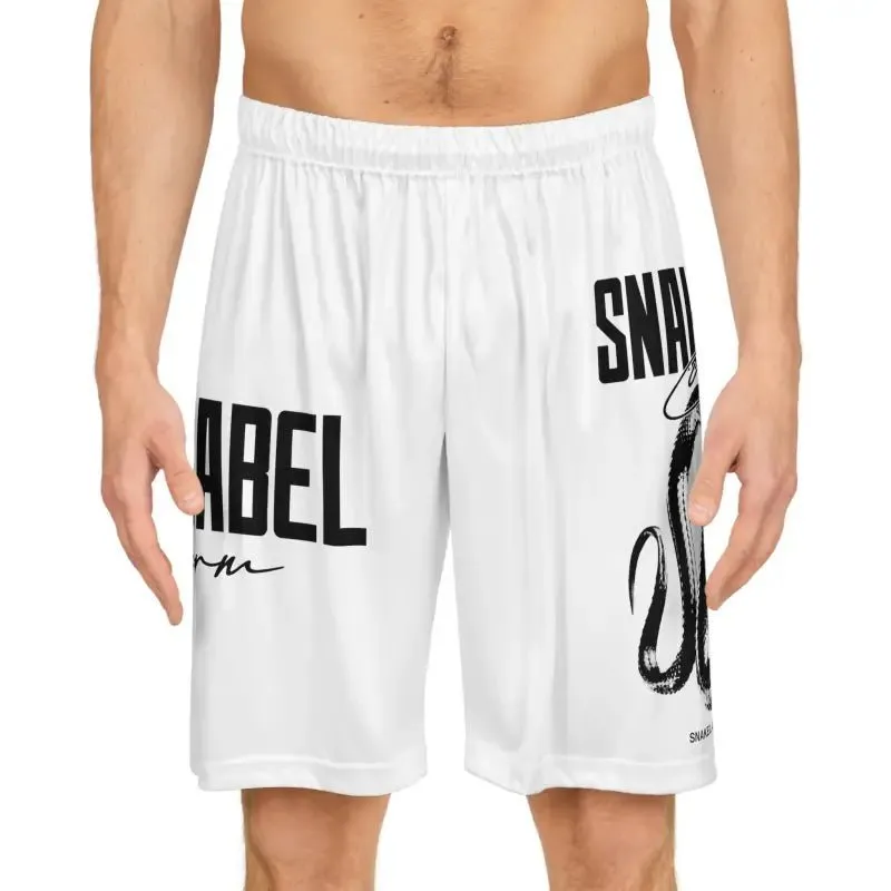 Snake Basketball Shorts - Moisture-Wicking & Odor-Resistant, Adjustable Waistband & Extra Light Fabric, Made in USA