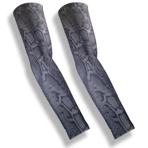 Snake Grey Sun Blocking Golf Arm Sleeves