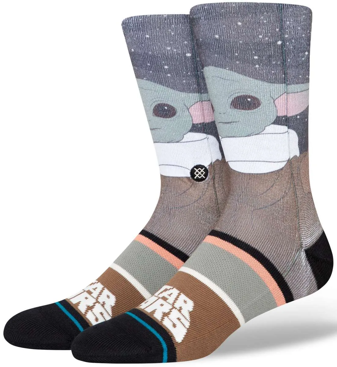 Stance Grogu By Jaz Crew Sock 2024