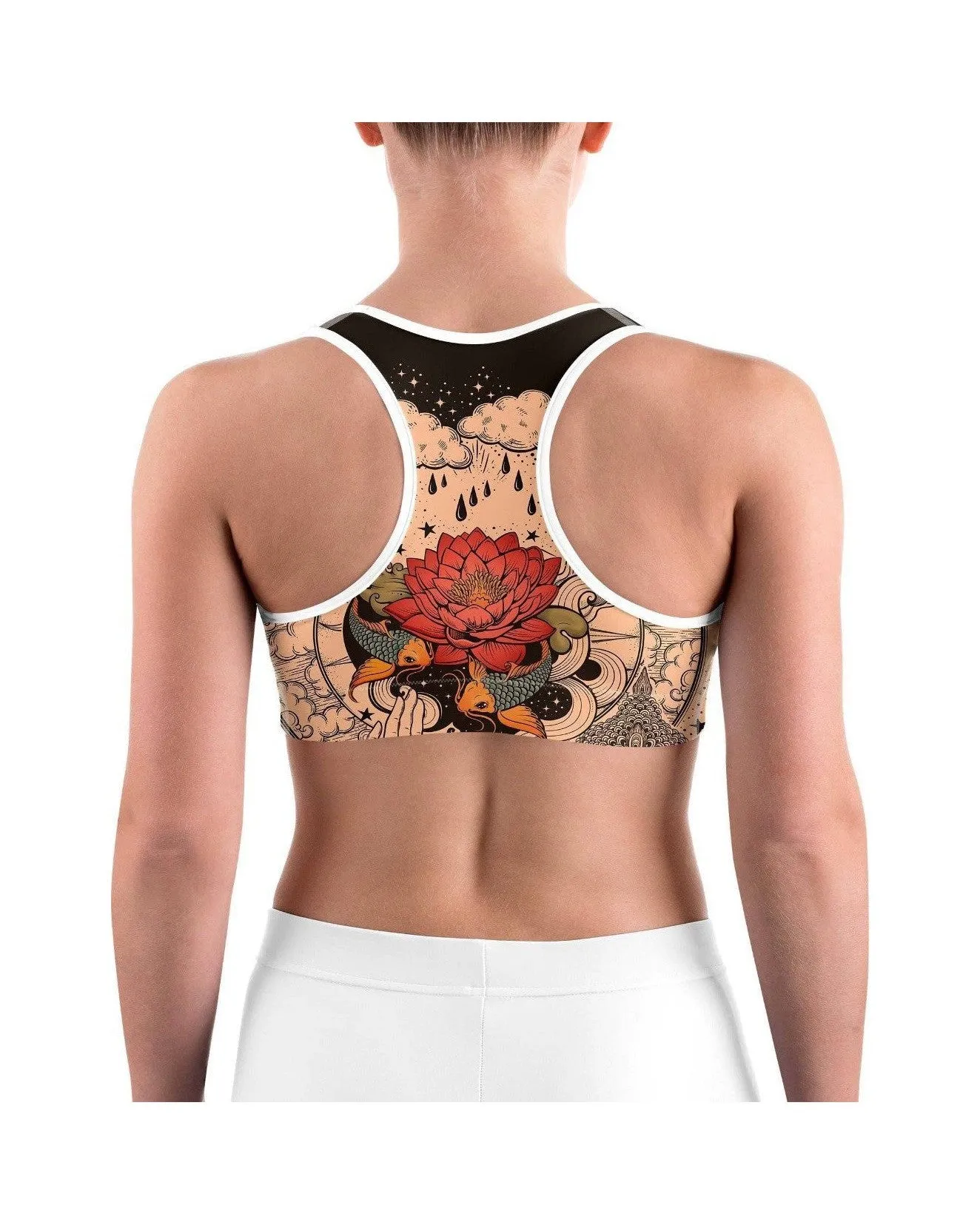 Tattooed Lotus Sports bra