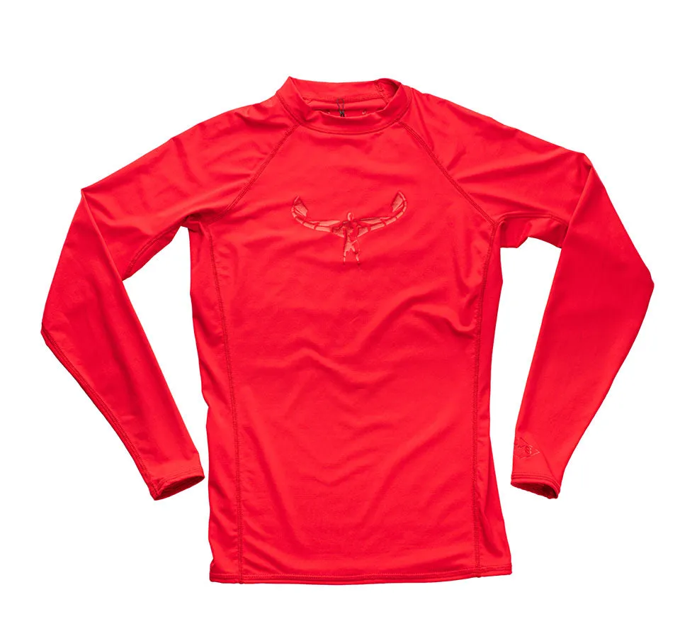 TKS Surf Rashguard - Red LS