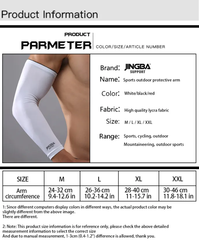 UV Protection Arm Sleeves - Cycling Compression Arm Warmers