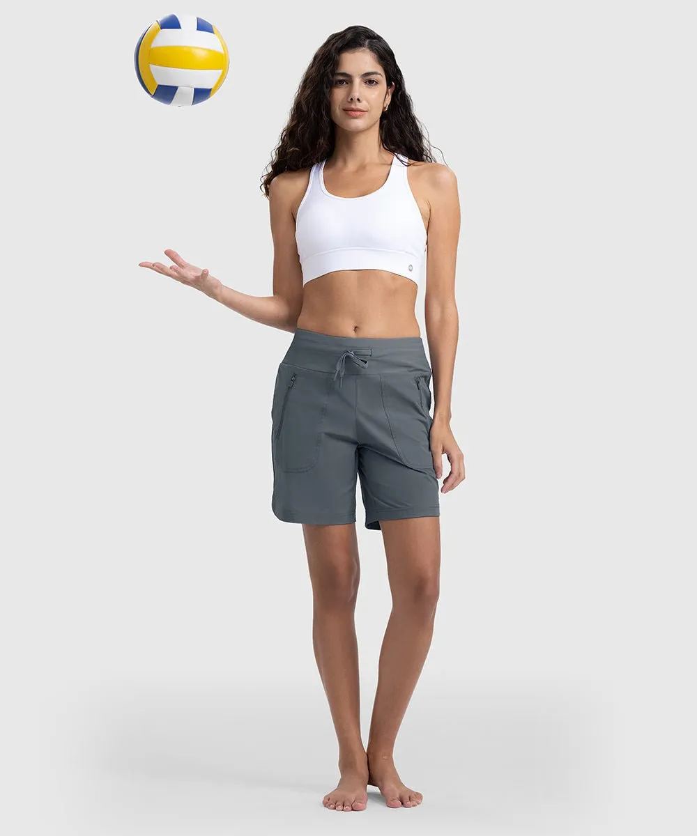 Women's 7" Quick Dry Swim Board Shorts